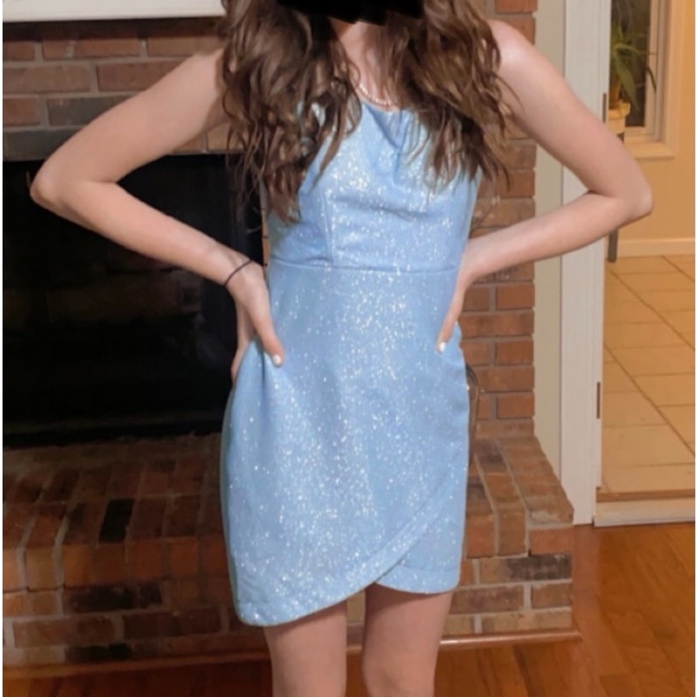 Sparkly mini worn once to a winter formal